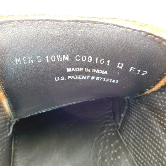 COLE HAAN Nike Air Cognac Brown Leather Lace-up Oxfords Shoes 10.5